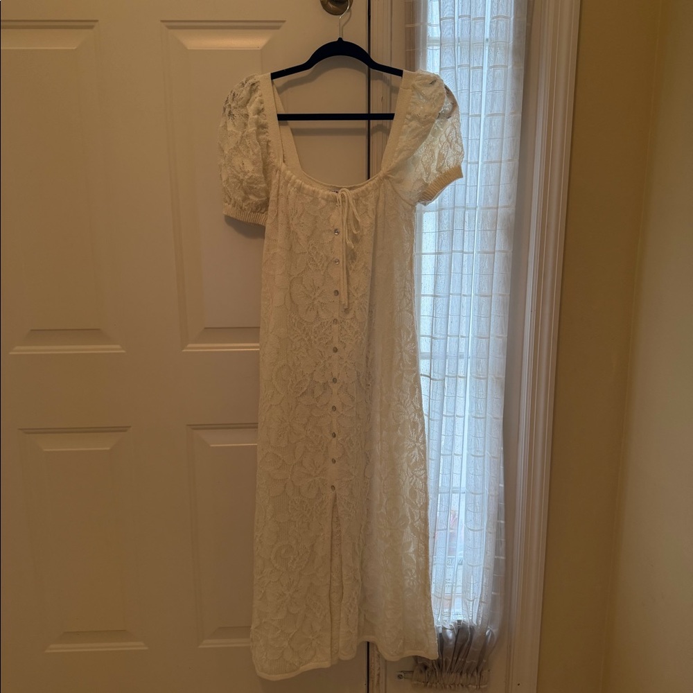 ZARA cream dress